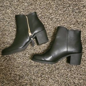 Black H&M booties